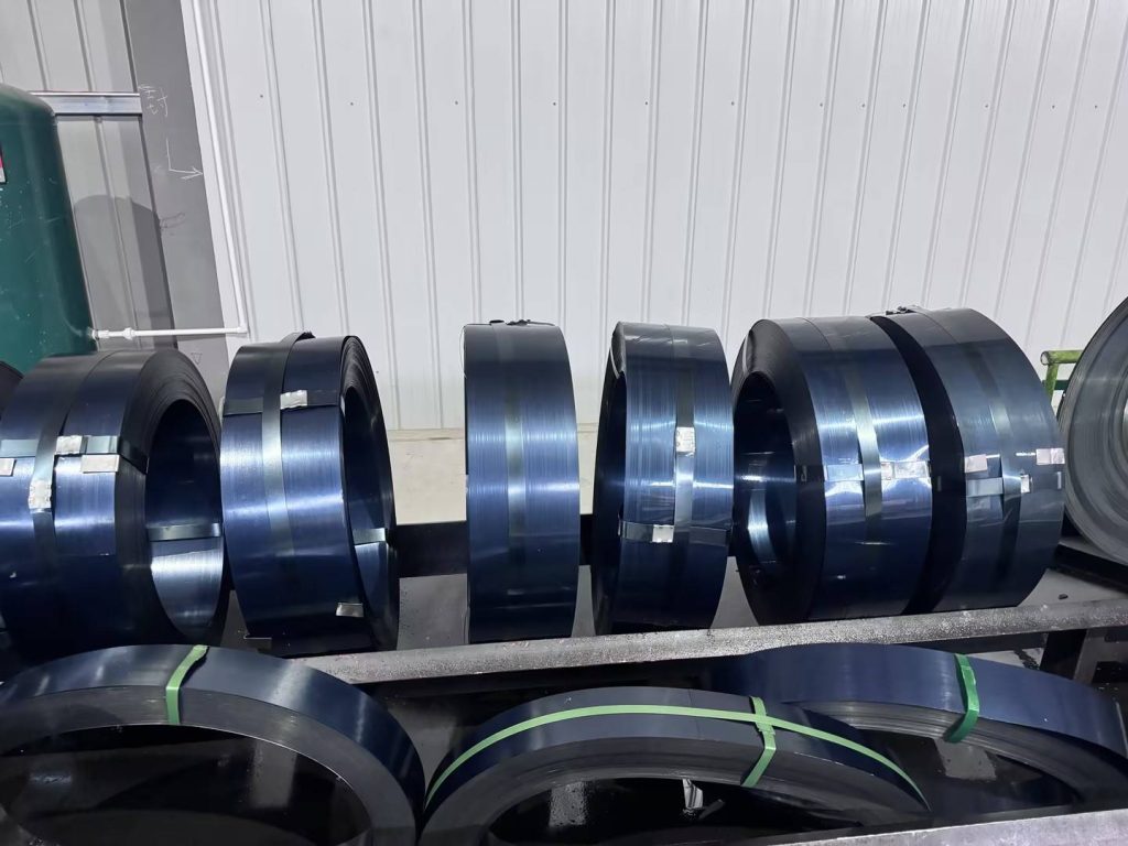 blue tempered steel strip